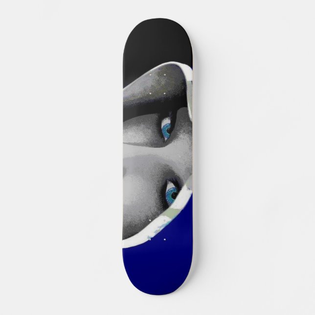 One of a kind board that begs for attention. skateboard (Front)