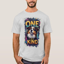 One Of A Kind Dog Portrait With Bold Colours