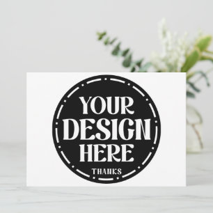 One-of-a-kind, elegant, clean & bold holiday card