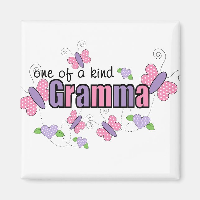 One Of A Kind Gramma Magnet (Front)