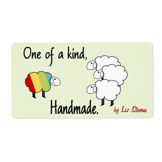 One Of A Kind Handmade Avery Label Shipping Label
