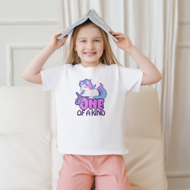 One of a Kind Kawaii Kids Unicorn T-Shirt (Creator Uploaded)