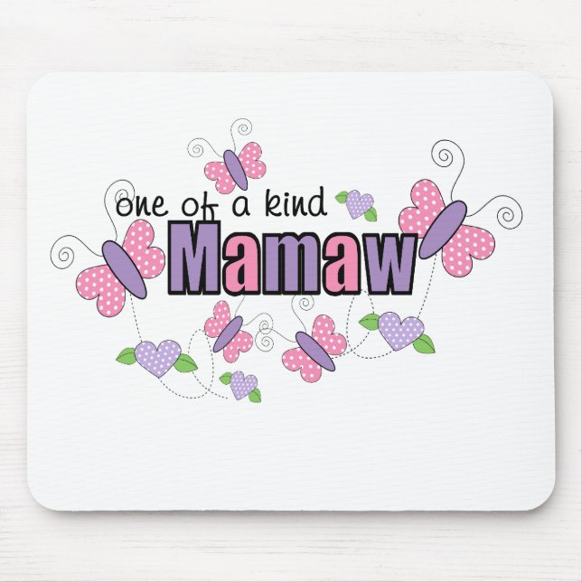 One Of A Kind Mamaw Mouse Mat (Front)