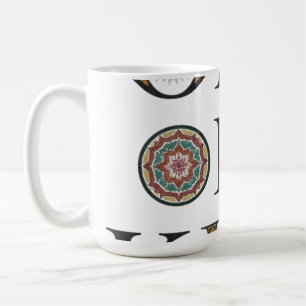 One of a Kind Moroccan Zellige Inspired T-Shirt Coffee Mug