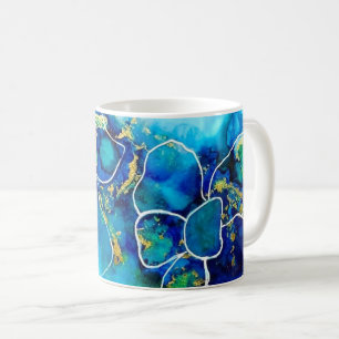 One of a kind mug from artists painting