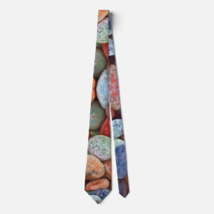 One of a Kind Pebble Stone Necktie