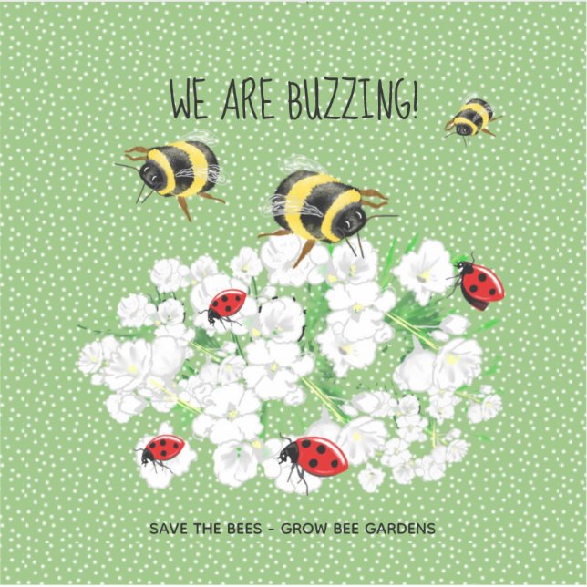 One of a Kind SAVE THE BEES Personalised (Front)