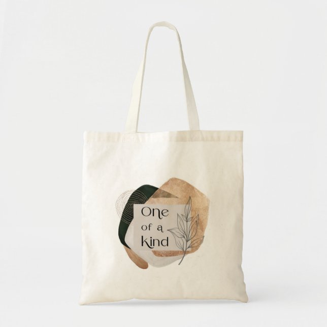 One of a Kind Trendy Tote Bag (Front)
