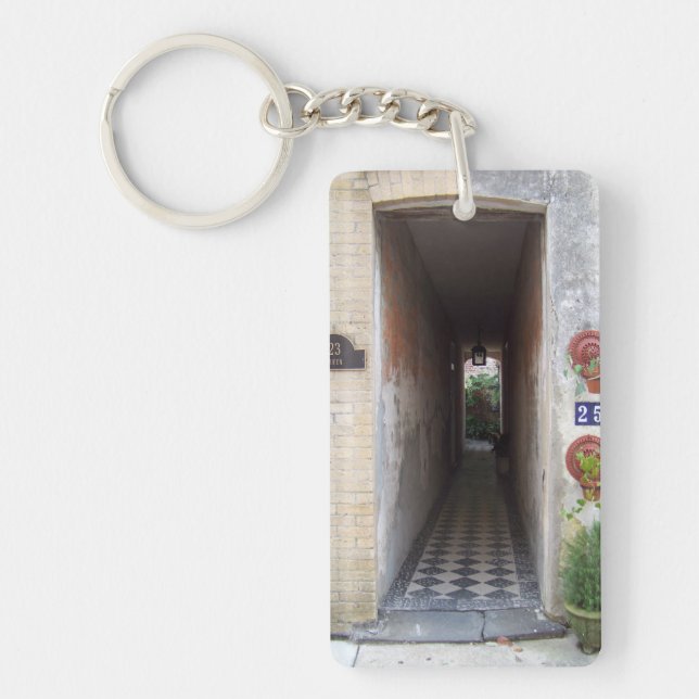 One of Charleston's historic walkway Key Ring (Front)