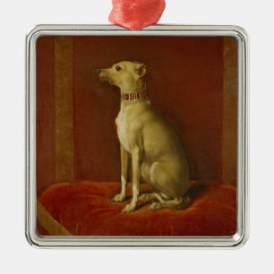 One of Frederick II's Italian greyhounds Metal Tree Decoration