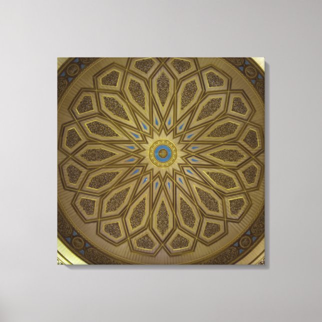 One of the convertible domes on the Haram in Medin Canvas Print (Front)