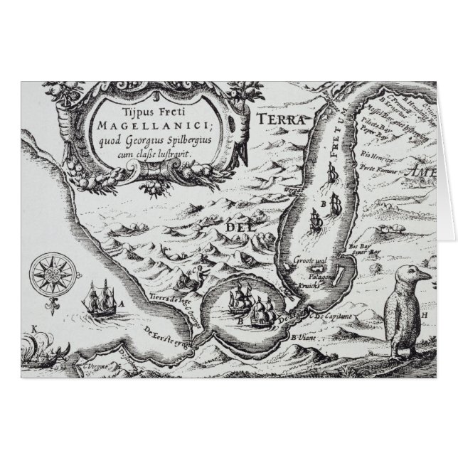 One of the earliest maps of the Magellan (Front Horizontal)