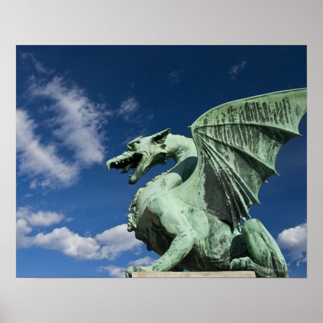 One of the four bronze dragons on the Dragon Poster (Front)