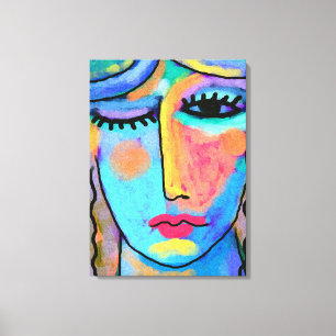 One of Those Days Abstract Digital Painting Canvas Print