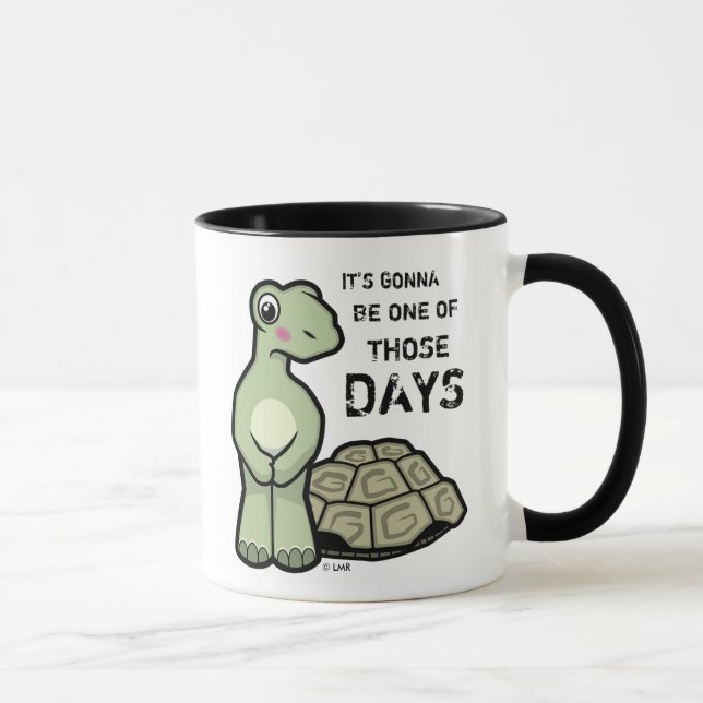 One Of Those Days Cute Tortoise Mug (Right)