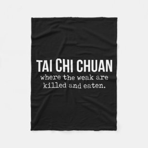 One Of Those Tai Chi Chuan People Chinese Fighting Fleece Blanket