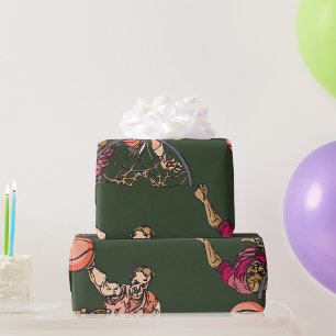 One On One Basketball Wrapping Paper