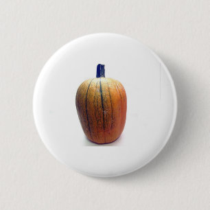 One Orange Pumpkin 6 Cm Round Badge