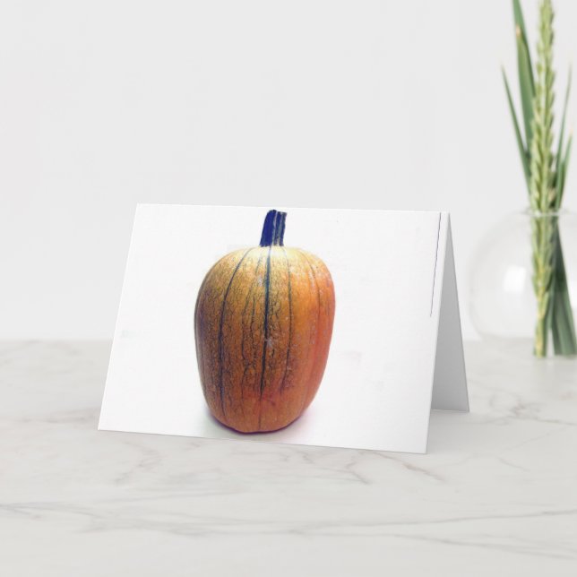 One Orange Pumpkin Card (Front)