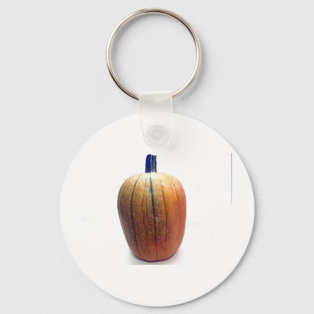 One Orange Pumpkin Key Ring (Front)