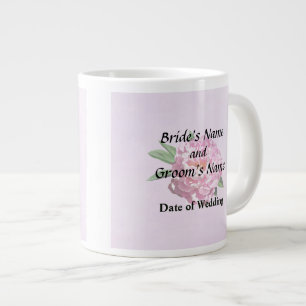 One Pale Pink Peony Large Coffee Mug