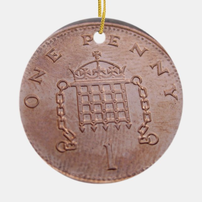 one penny ornament (Front)