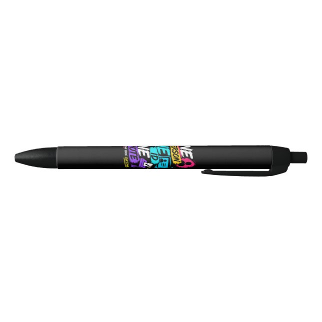 One Person, One ID, One Vote Black Ink Pen (Bottom)