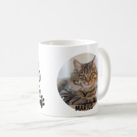 One Photo Best Cat Dad Ever Pet Paw Prints