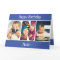 ONE Photo Letters Blue Boys 1st Birthday Card