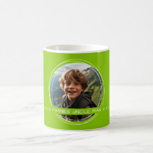 One Photo Message Custom Trendy Brat Green C24 Coffee Mug
