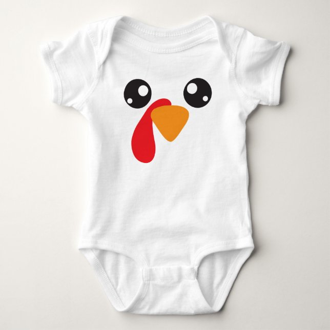 One Piece Baby Bodysuit (Front)