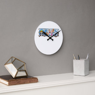 one piece g5 Anime Pirate Wall Clock