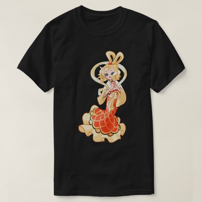 One Piece mermaid - Queen Otohime  T-Shirt (Design Front)
