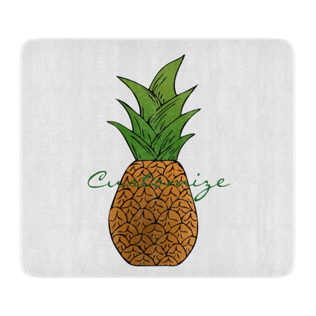 One pineapple Thunder_Cove Cutting Board (Front)