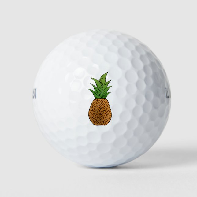 One pineapple Thunder_Cove Golf Balls (Front)