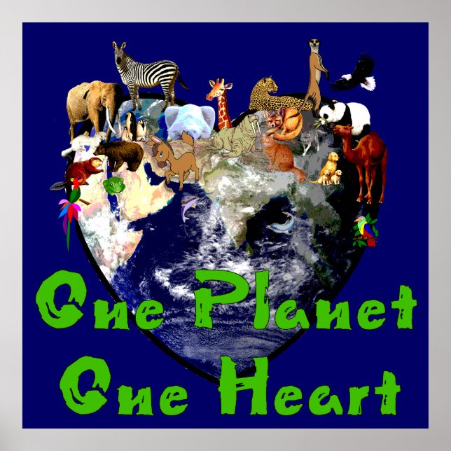One Planet One Heart Poster (Front)