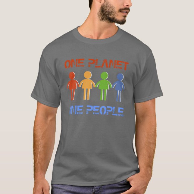 One planet one people T-Shirt (Front)