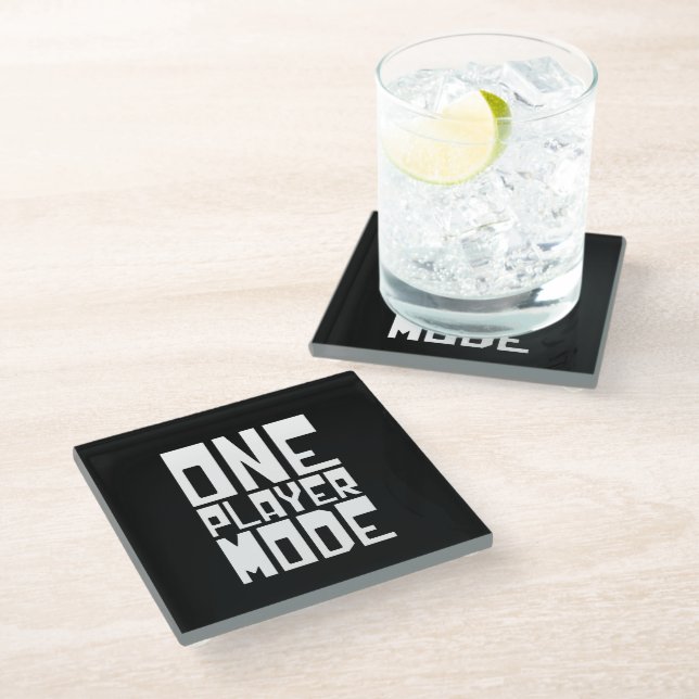 ONE PLAYER MODE GLASS COASTER (Angled)
