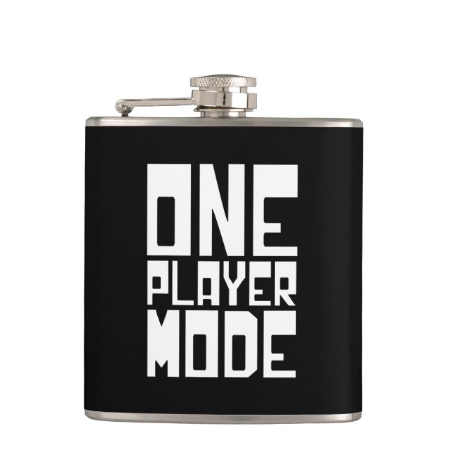 ONE PLAYER MODE HIP FLASK (Front)