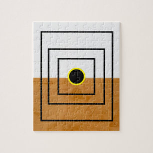 One Point Perspective Abstract Art Jigsaw Puzzle