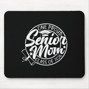 One Proud Senior Mum Cl Of 2026 Graduation Leopard Mouse Mat