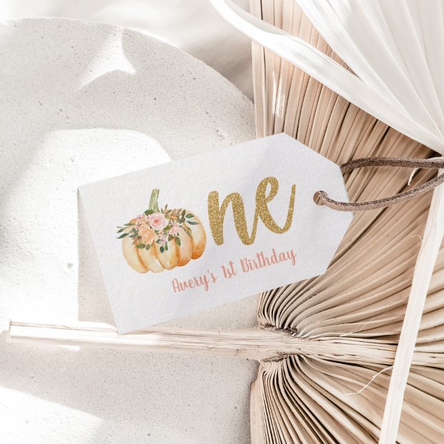ONE Pumpkin  Gift Tags (Creator Uploaded)