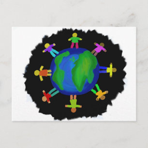 One Race - Anti Racism Postcard