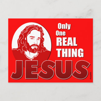 One Real Thing: Jesus Postcard
