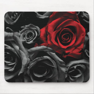 One Red Rose Mouse Mat