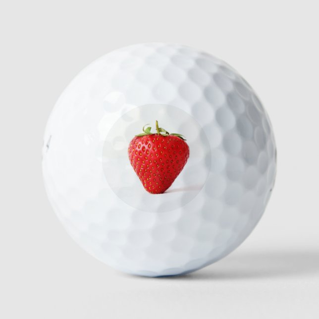 One Red Strawberry be6 gbcnm Golf Balls (Front)