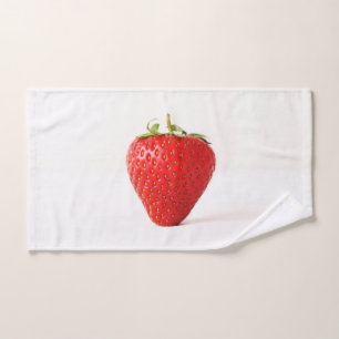 One Red Strawberry btcna Bath Towel Set