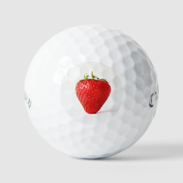 One Red Strawberry css gbcna Golf Balls (Front)