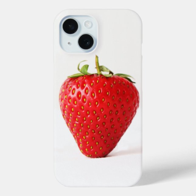 One Red Strawberry iphcna Case-Mate iPhone Case (Back)