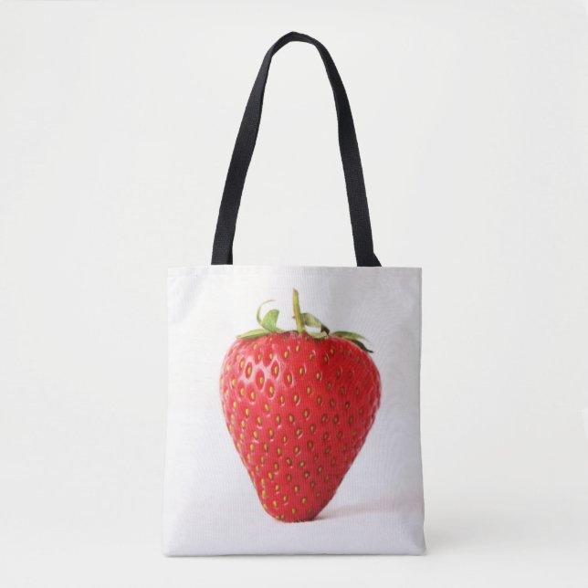 One Red Strawberry sta Tote Bag (Front)